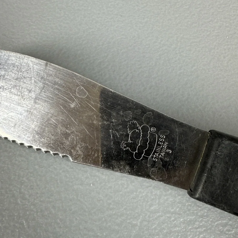 The Pampered Chef All Purpose Spreader Bagel Sandwich Serrated Knife #1641